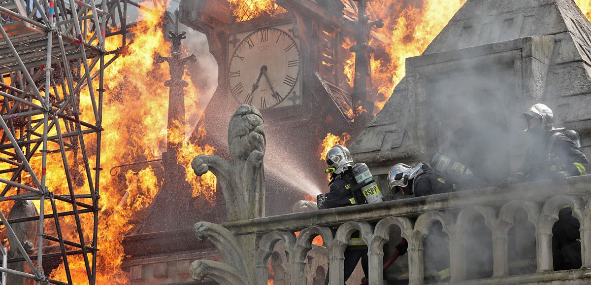 Cinéma . Chaudes-Aigues : Notre-Dame brûle sur l'écran de La Source, une expérience unique avec les Sapeurs-pompiers
