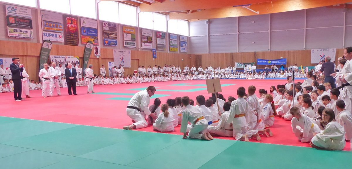 Le judo à l'honneur. Des champions d'envergure à Espalion 