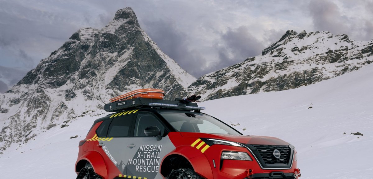 Nissan X-Trail Mountain Rescue. En chenilles sur les pistes ! 