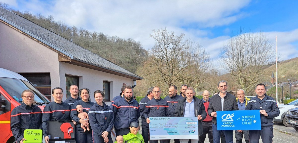 Dotation. 1.900 euros pour les pompiers de Villecomtal 