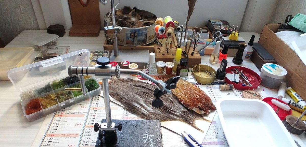 Kit De Montage De Mouches Pour Pêche – Soie, Fil, Tinsel, Whip Finishers Et Outils