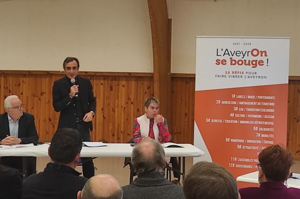 Arnaud Viala a présenté son programme de mandature aux élus du canton Causse-Comtal