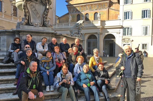 Groupe folklorique La Catinou. Escapade à Rome pour  les Auvergnats d’Eaubonne, début mars 
