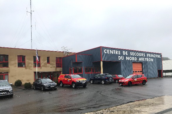Sapeurs-pompiers du Nord-Aveyron. Portes ouvertes à la caserne Casimir Mayran de Boralde