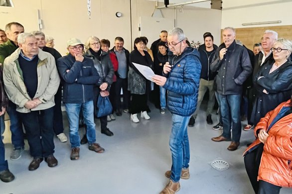 Société de Chasse Saint-Hubert des Monts d’Aubrac. Inauguration du nouveau bâtiment de chasse 