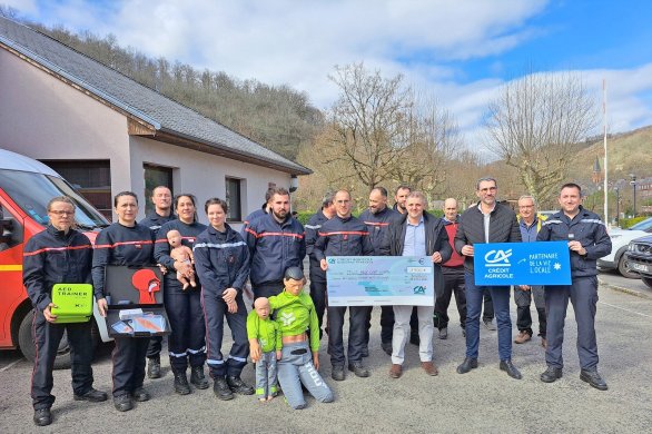 Dotation. 1.900 euros pour les pompiers de Villecomtal 