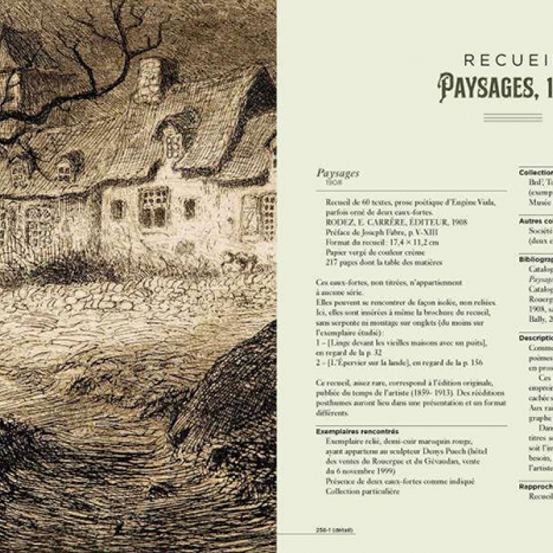 Eugène Viala, Catalogue raisonné de l'œuvre gravé, extrait.