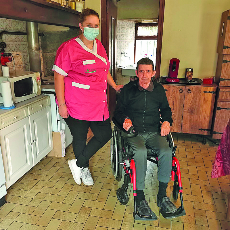 Avec Daniel, “meilleur papi”. - Sylvie Daynac