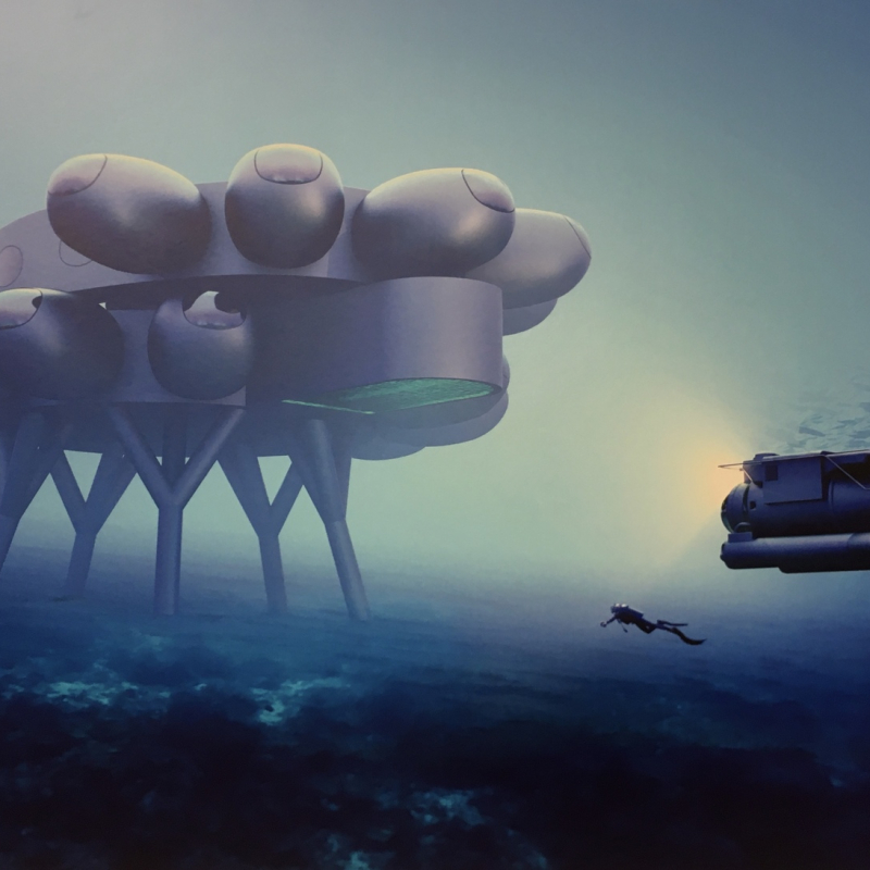 Proteus : projet de station internationale sous-marine de Fabien Cousteau.