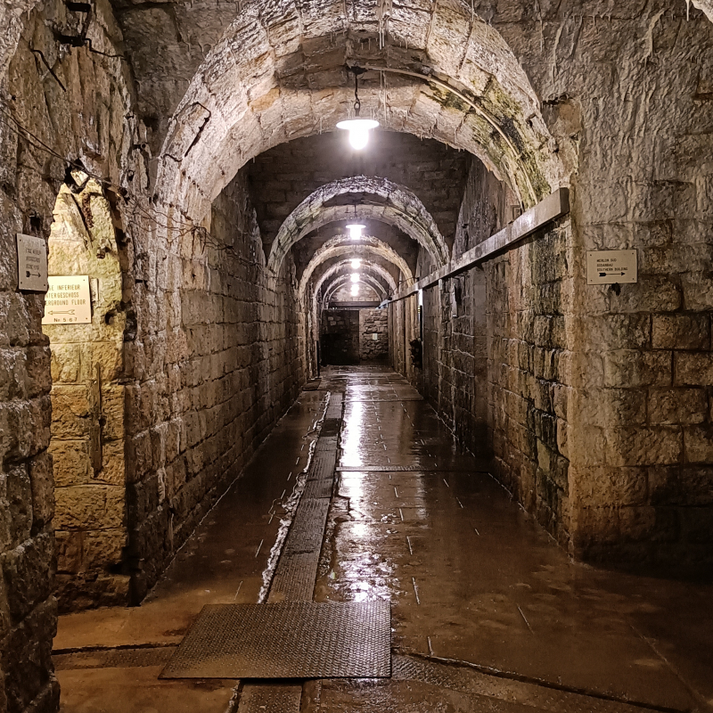 Visite des bunkers de la Première Guerre mondiale de Verdun.