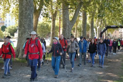 Les randonneurs étaient au rendez-vous.