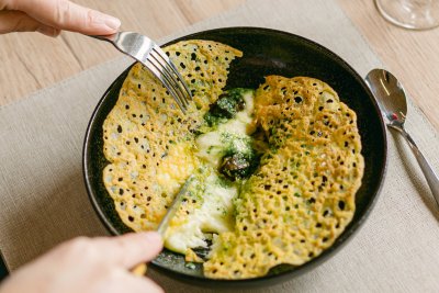 À l'image des escargots de l'Aveyron, les assiettes sont composées de produits locaux. - Laurie_Gerling