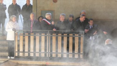 Le lavoir à eau chaude de la station thermale aux eaux les plus chaudes d'Europe.