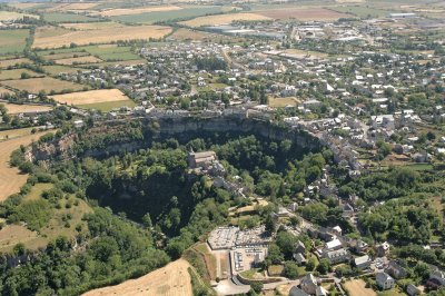 Le canyon comme un nombril.