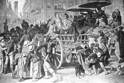 D&eacute;put&eacute;s girondins envoy&eacute;s &agrave; la guillotine.