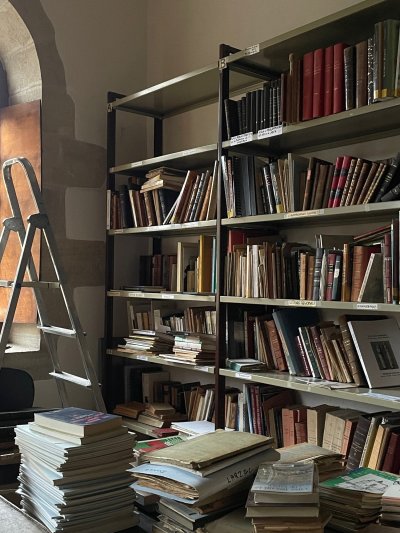 Une partie de la collection entreposée. - Eloïse Bonnin