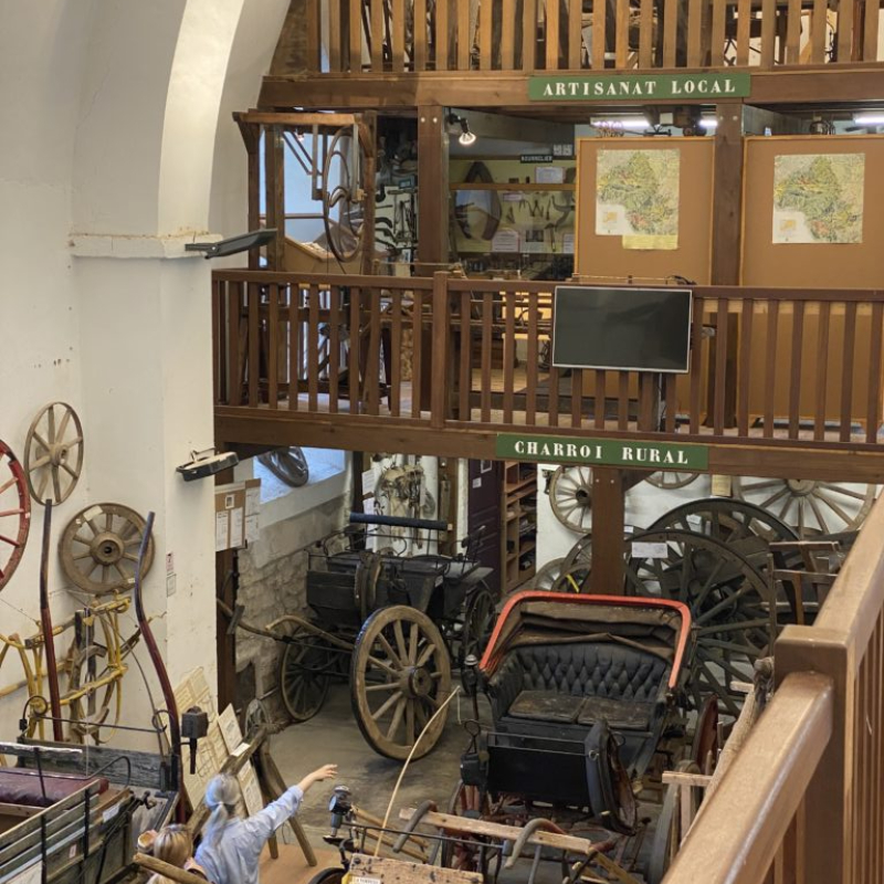 Mus&eacute;e du charroi rural &agrave; Salmiech, l&rsquo;une des constituantes? du &ldquo;Mus&eacute;e du Rouergue&rdquo; (photo Mus&eacute;e du charroi rural). - Mus&eacute;e du charroi de Salmiech