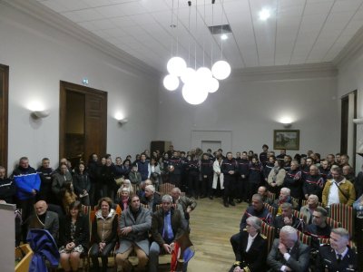 Une vue de l'ensemble des participants.